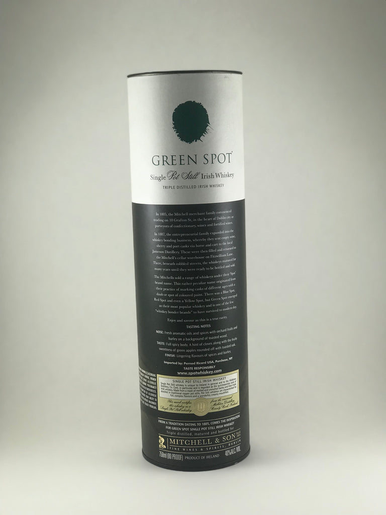 Green Spot Single Pot Still Irish Whiskey